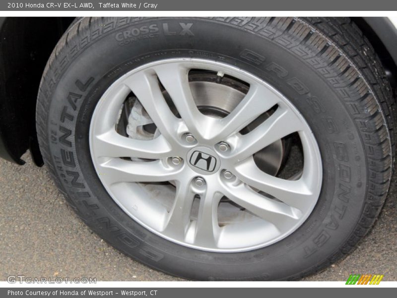 Taffeta White / Gray 2010 Honda CR-V EX-L AWD