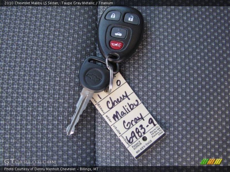 Keys of 2010 Malibu LS Sedan