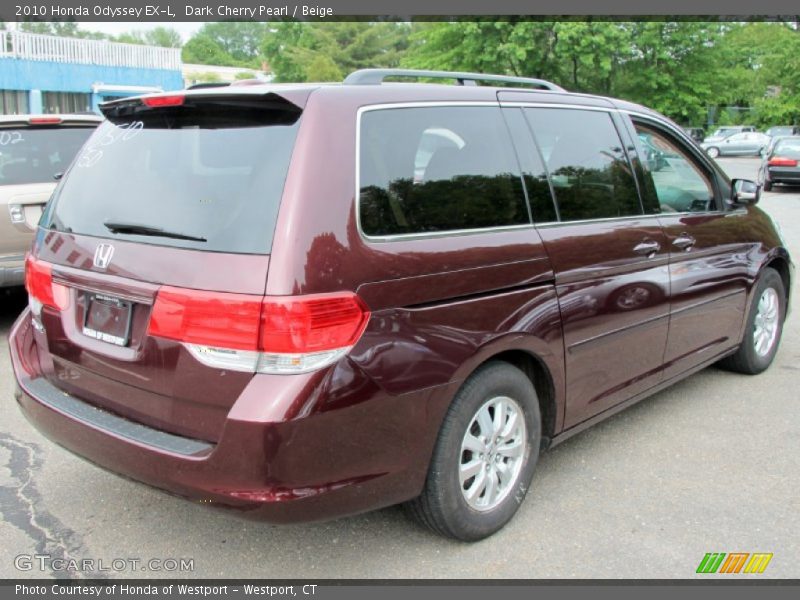Dark Cherry Pearl / Beige 2010 Honda Odyssey EX-L