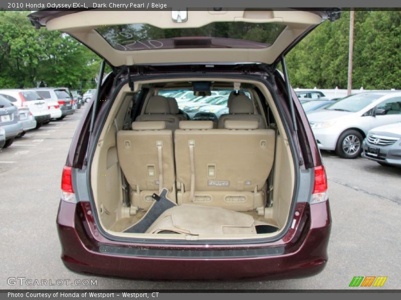 Dark Cherry Pearl / Beige 2010 Honda Odyssey EX-L
