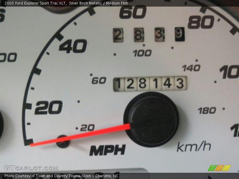 Silver Birch Metallic / Medium Flint 2003 Ford Explorer Sport Trac XLT