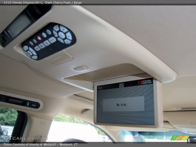 Dark Cherry Pearl / Beige 2010 Honda Odyssey EX-L