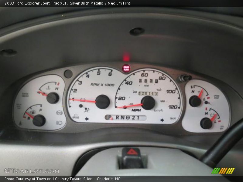 Silver Birch Metallic / Medium Flint 2003 Ford Explorer Sport Trac XLT