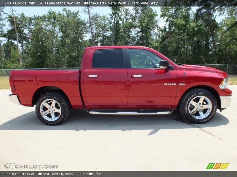 Inferno Red Crystal Pearl / Dark Slate Gray 2010 Dodge Ram 1500 Lone Star Crew Cab