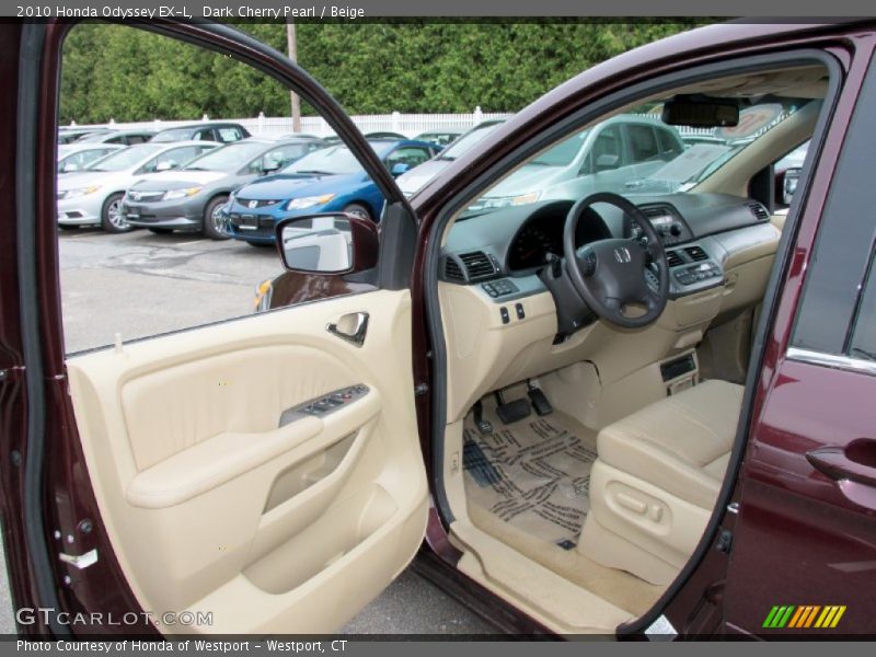Dark Cherry Pearl / Beige 2010 Honda Odyssey EX-L