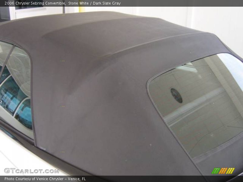 Stone White / Dark Slate Gray 2006 Chrysler Sebring Convertible