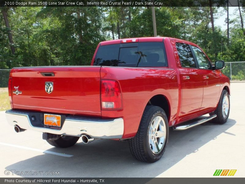 Inferno Red Crystal Pearl / Dark Slate Gray 2010 Dodge Ram 1500 Lone Star Crew Cab