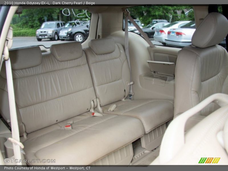 Dark Cherry Pearl / Beige 2010 Honda Odyssey EX-L