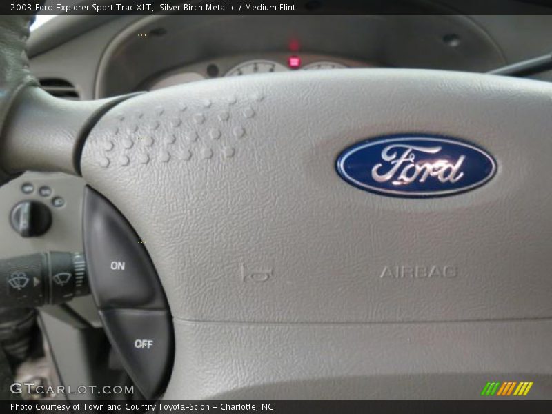 Silver Birch Metallic / Medium Flint 2003 Ford Explorer Sport Trac XLT