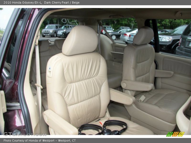 Dark Cherry Pearl / Beige 2010 Honda Odyssey EX-L