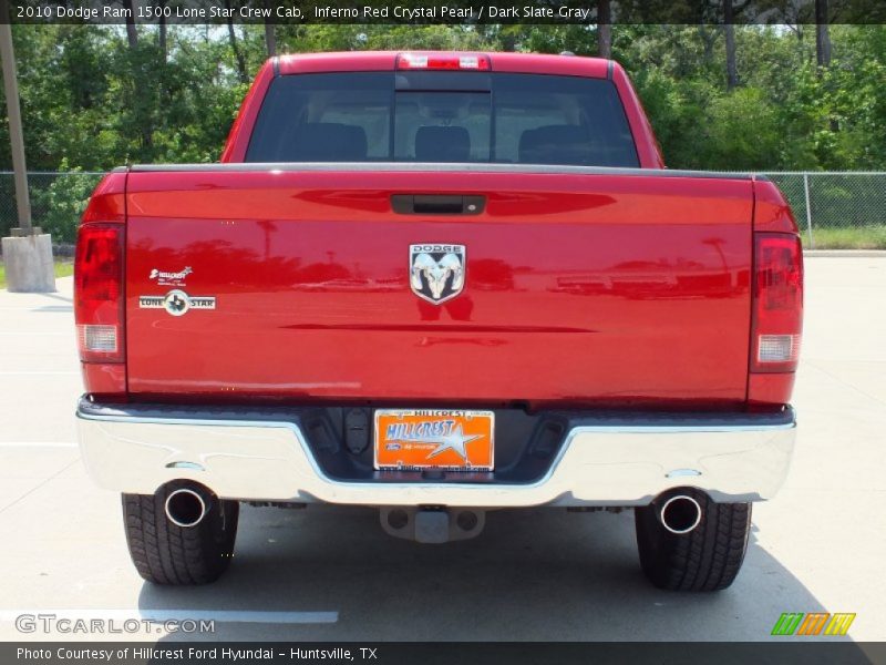 Inferno Red Crystal Pearl / Dark Slate Gray 2010 Dodge Ram 1500 Lone Star Crew Cab