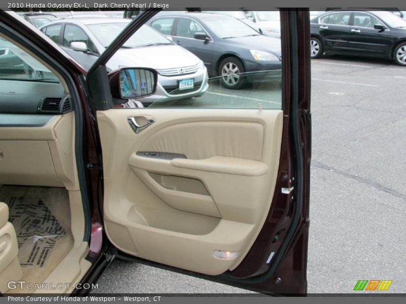 Dark Cherry Pearl / Beige 2010 Honda Odyssey EX-L