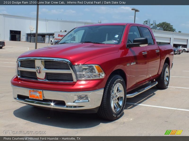 Inferno Red Crystal Pearl / Dark Slate Gray 2010 Dodge Ram 1500 Lone Star Crew Cab