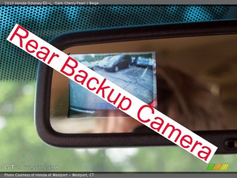 Dark Cherry Pearl / Beige 2010 Honda Odyssey EX-L