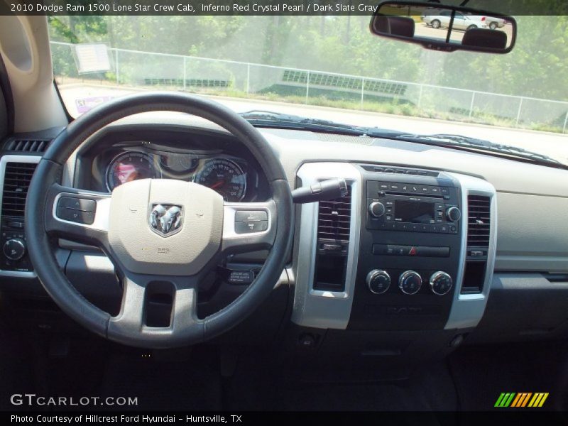 Inferno Red Crystal Pearl / Dark Slate Gray 2010 Dodge Ram 1500 Lone Star Crew Cab