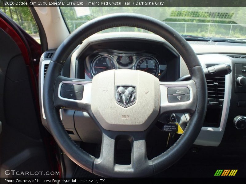 Inferno Red Crystal Pearl / Dark Slate Gray 2010 Dodge Ram 1500 Lone Star Crew Cab