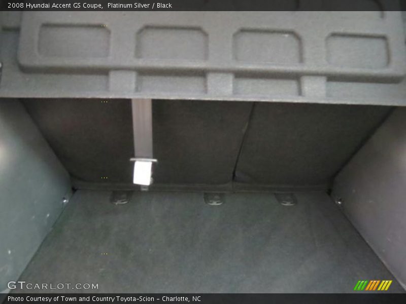 Platinum Silver / Black 2008 Hyundai Accent GS Coupe