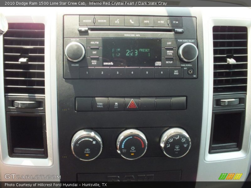 Inferno Red Crystal Pearl / Dark Slate Gray 2010 Dodge Ram 1500 Lone Star Crew Cab
