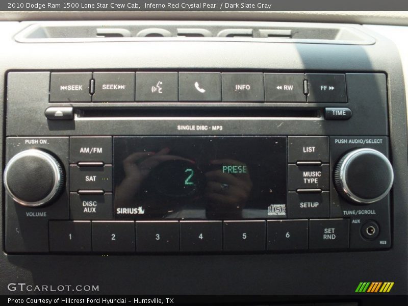 Inferno Red Crystal Pearl / Dark Slate Gray 2010 Dodge Ram 1500 Lone Star Crew Cab