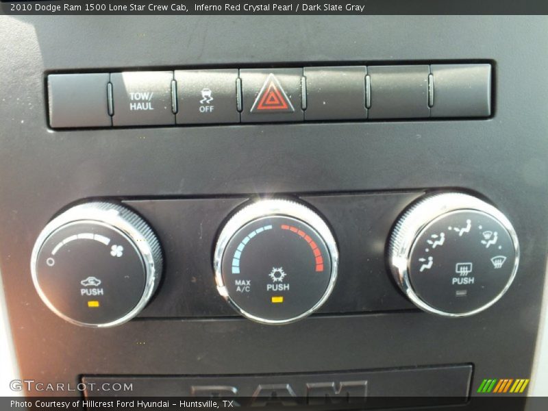 Inferno Red Crystal Pearl / Dark Slate Gray 2010 Dodge Ram 1500 Lone Star Crew Cab