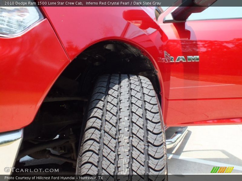 Inferno Red Crystal Pearl / Dark Slate Gray 2010 Dodge Ram 1500 Lone Star Crew Cab