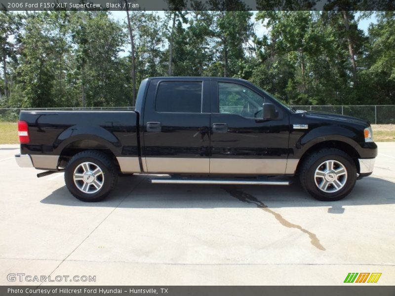 Black / Tan 2006 Ford F150 XLT SuperCrew
