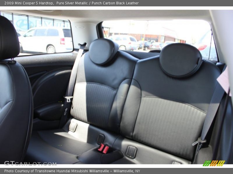 Pure Silver Metallic / Punch Carbon Black Leather 2009 Mini Cooper S Hardtop
