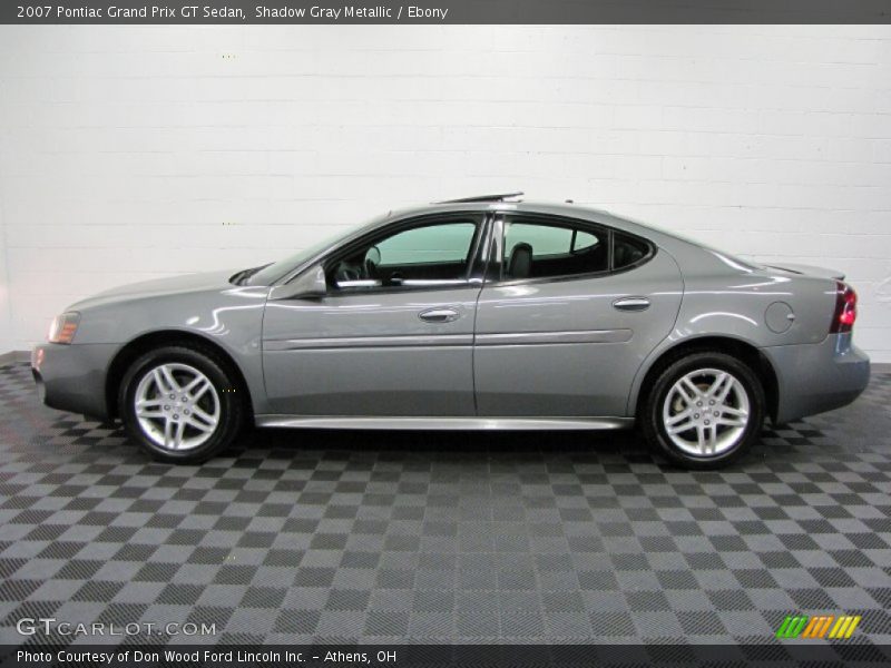 Shadow Gray Metallic / Ebony 2007 Pontiac Grand Prix GT Sedan