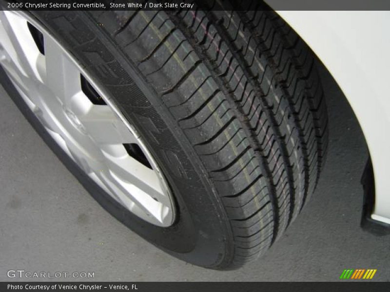Stone White / Dark Slate Gray 2006 Chrysler Sebring Convertible