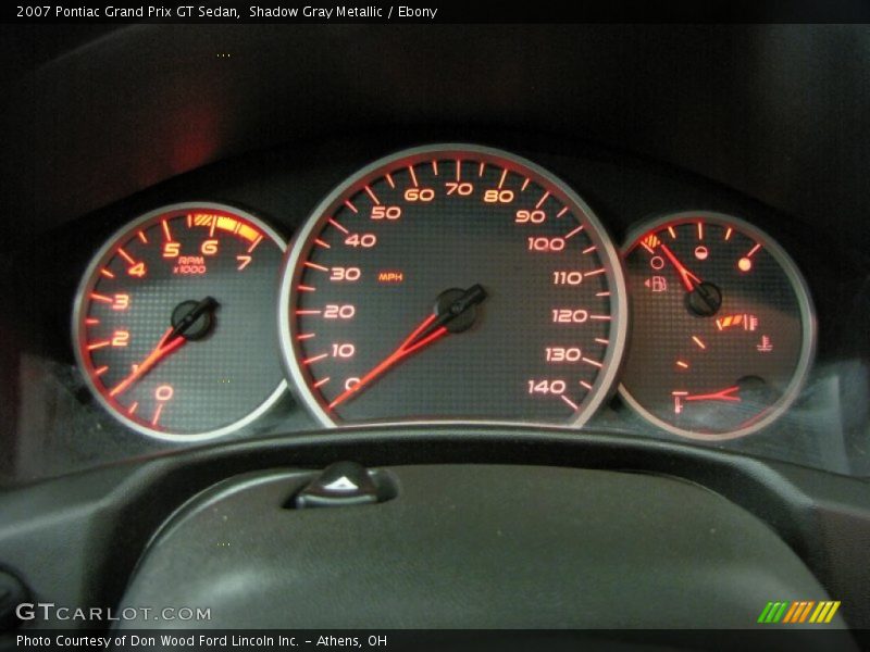 Shadow Gray Metallic / Ebony 2007 Pontiac Grand Prix GT Sedan