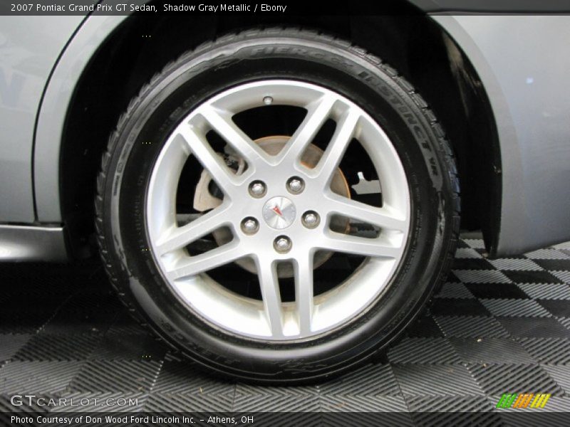 Shadow Gray Metallic / Ebony 2007 Pontiac Grand Prix GT Sedan