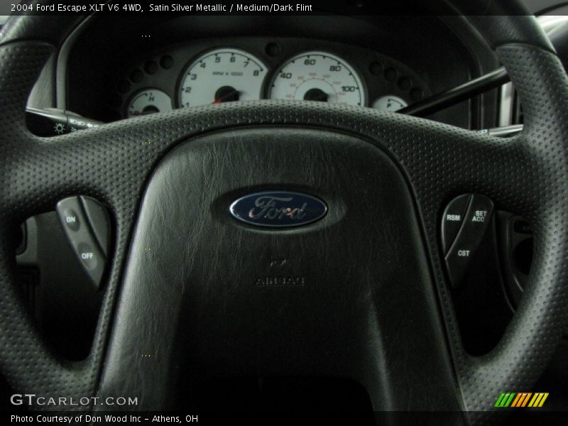 Satin Silver Metallic / Medium/Dark Flint 2004 Ford Escape XLT V6 4WD