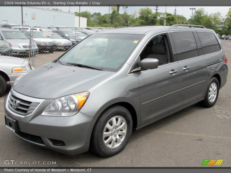 Sterling Gray Metallic / Gray 2009 Honda Odyssey EX-L