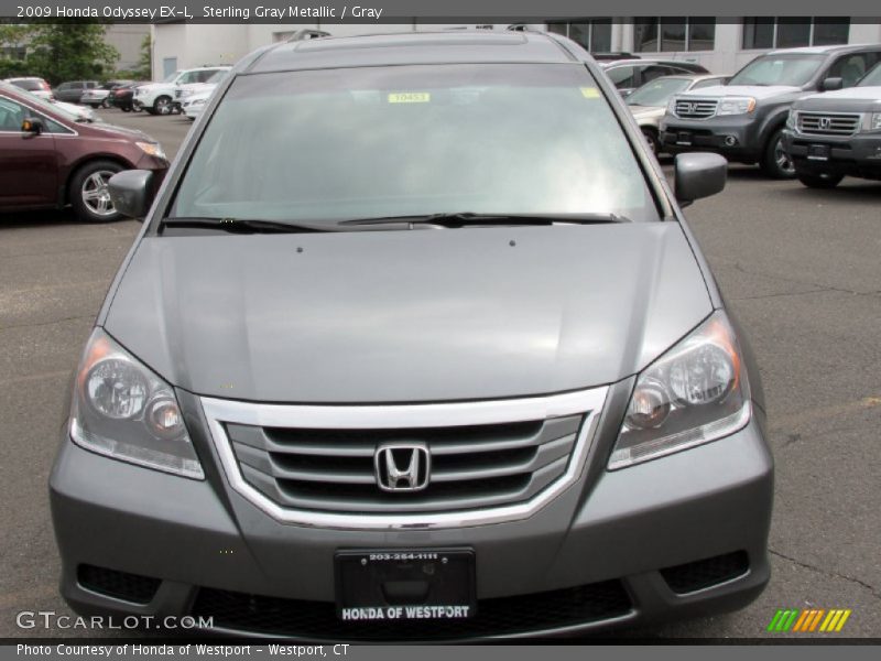 Sterling Gray Metallic / Gray 2009 Honda Odyssey EX-L