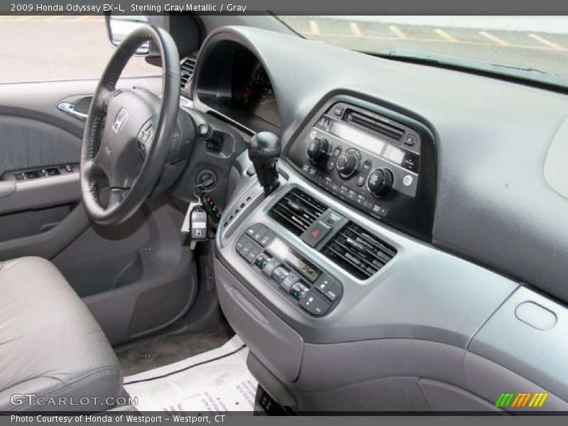 Sterling Gray Metallic / Gray 2009 Honda Odyssey EX-L