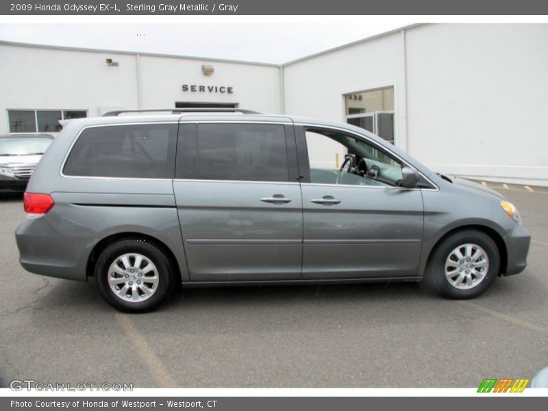 Sterling Gray Metallic / Gray 2009 Honda Odyssey EX-L