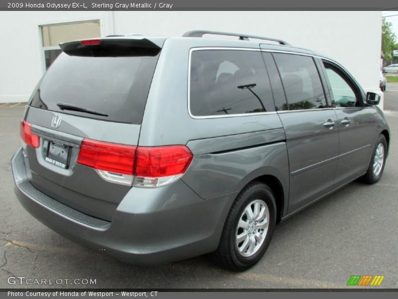Sterling Gray Metallic / Gray 2009 Honda Odyssey EX-L