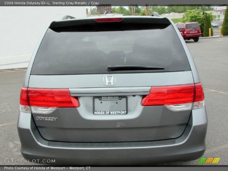 Sterling Gray Metallic / Gray 2009 Honda Odyssey EX-L