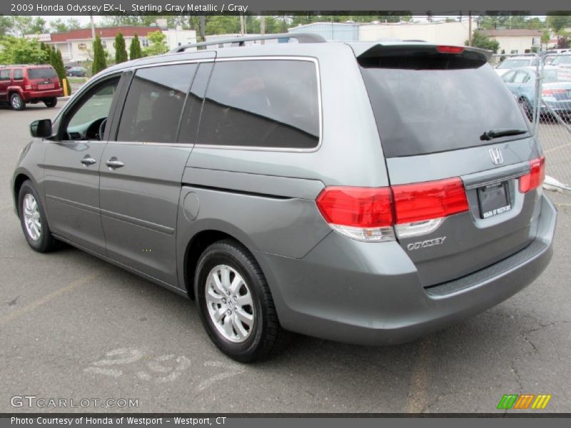 Sterling Gray Metallic / Gray 2009 Honda Odyssey EX-L