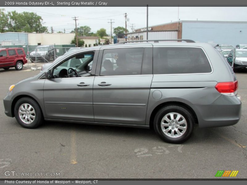 Sterling Gray Metallic / Gray 2009 Honda Odyssey EX-L
