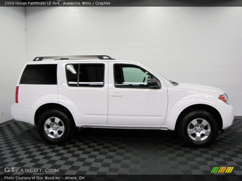 Avalanche White / Graphite 2009 Nissan Pathfinder LE 4x4