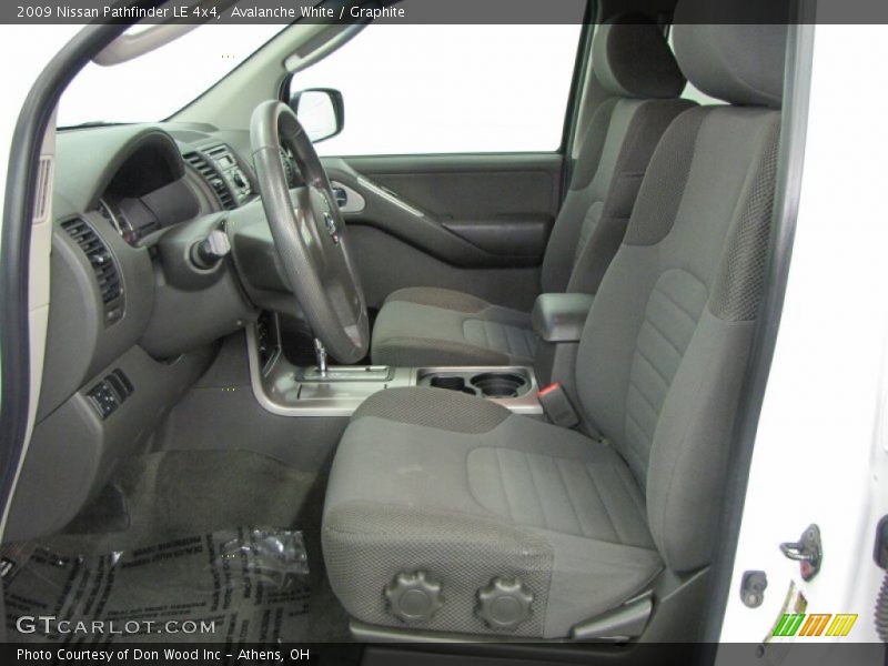 Avalanche White / Graphite 2009 Nissan Pathfinder LE 4x4