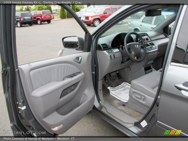 Sterling Gray Metallic / Gray 2009 Honda Odyssey EX-L