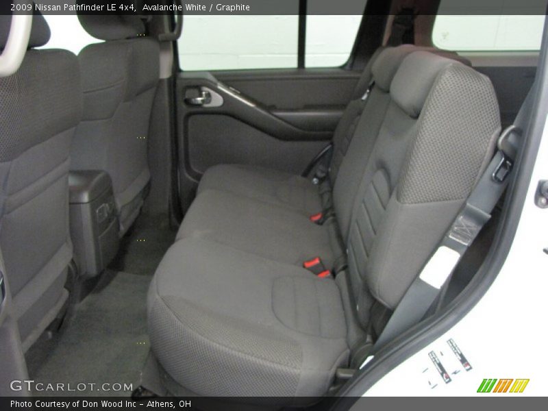 Avalanche White / Graphite 2009 Nissan Pathfinder LE 4x4