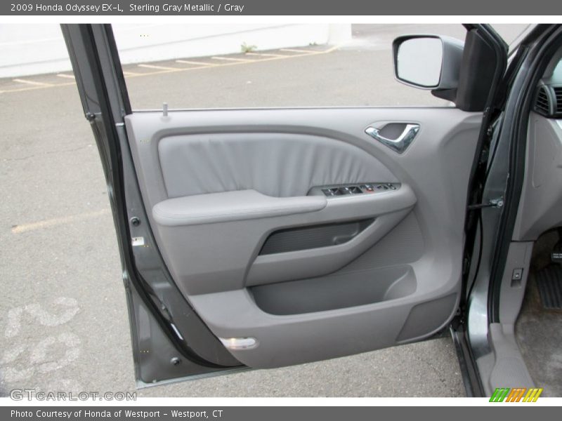 Sterling Gray Metallic / Gray 2009 Honda Odyssey EX-L