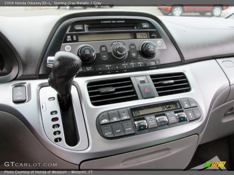 Sterling Gray Metallic / Gray 2009 Honda Odyssey EX-L
