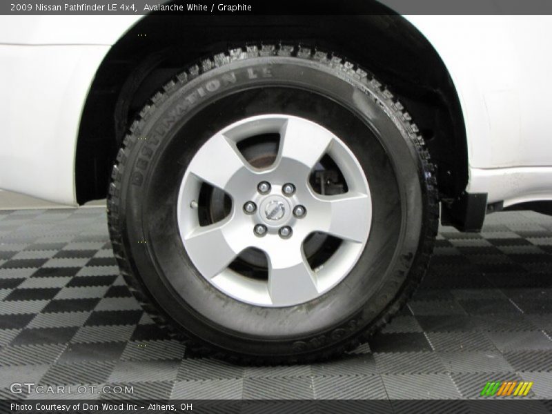 Avalanche White / Graphite 2009 Nissan Pathfinder LE 4x4
