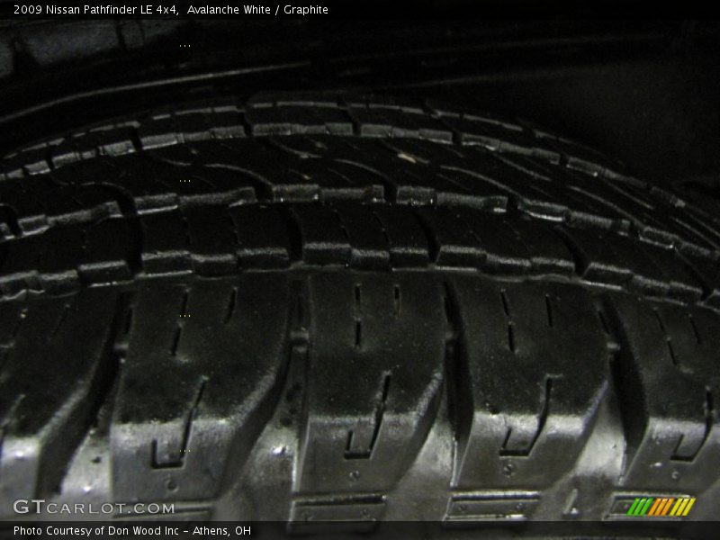 Avalanche White / Graphite 2009 Nissan Pathfinder LE 4x4