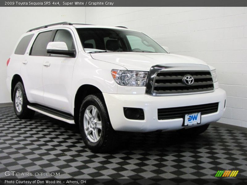Super White / Graphite Gray 2009 Toyota Sequoia SR5 4x4
