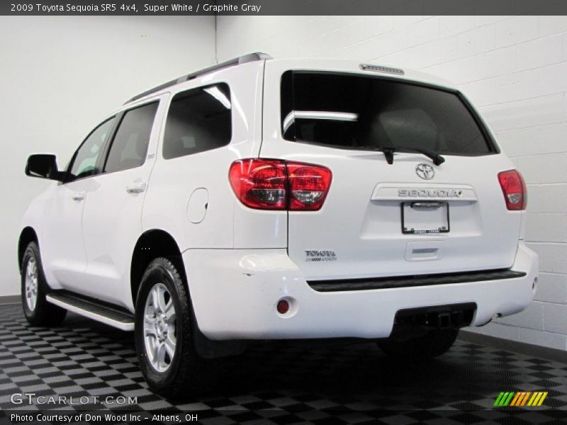 Super White / Graphite Gray 2009 Toyota Sequoia SR5 4x4